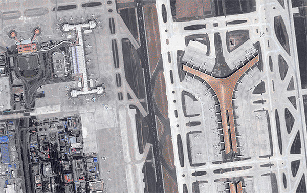 机场高清卫星影像
